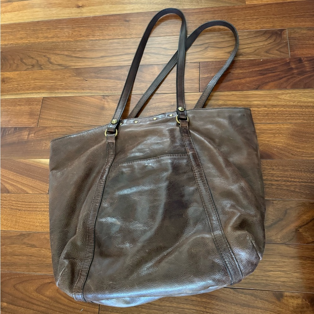 Patricia Nash Brown Studded Tote Purse - Picture 12 of 16